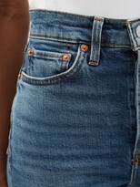 Thumbnail for your product : RE/DONE 70s Ultra High Rise Stove Pipe Straight-leg Jeans - Denim