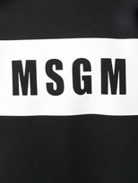 Thumbnail for your product : MSGM Box logo-print sweatshirt