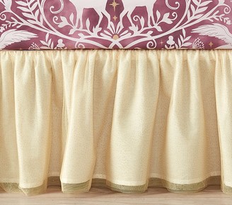 shimmer tulle crib skirt