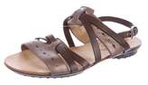 Thumbnail for your product : Tod's Metallic Slingback Sandals