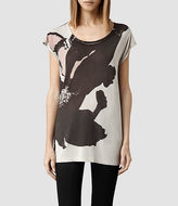 Thumbnail for your product : AllSaints Ombre Floral T-shirt