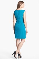 Thumbnail for your product : Donna Ricco Cowl Neck Satin Sheath