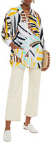Thumbnail for your product : Emilio Pucci Printed Cotton-blend Terry Jacket