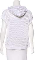 Thumbnail for your product : Brunello Cucinelli Open Knit Hooded Top