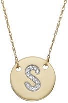 Thumbnail for your product : YellOra Diamond Accent Initial Necklace