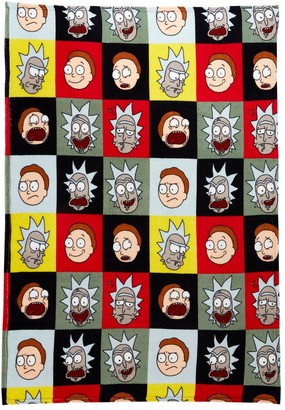 Rick & Morty Patchwork Fleece Blanket