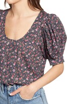 Thumbnail for your product : Treasure And Bond Treasure & Bond Scoop Neck Balloon Sleeve Top