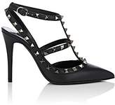 Thumbnail for your product : Valentino Garavani Women's Rockstud Leather Ankle-Strap Pumps - Black
