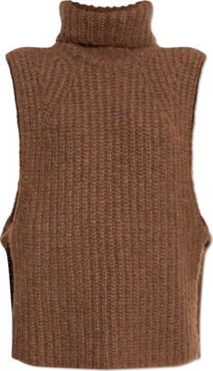 Isabel Marant Edwina Lamb Shearling Vest - ShopStyle Jackets