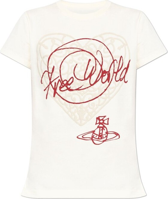 Vivienne Westwood Free World-Heart Peru T-Shirt
