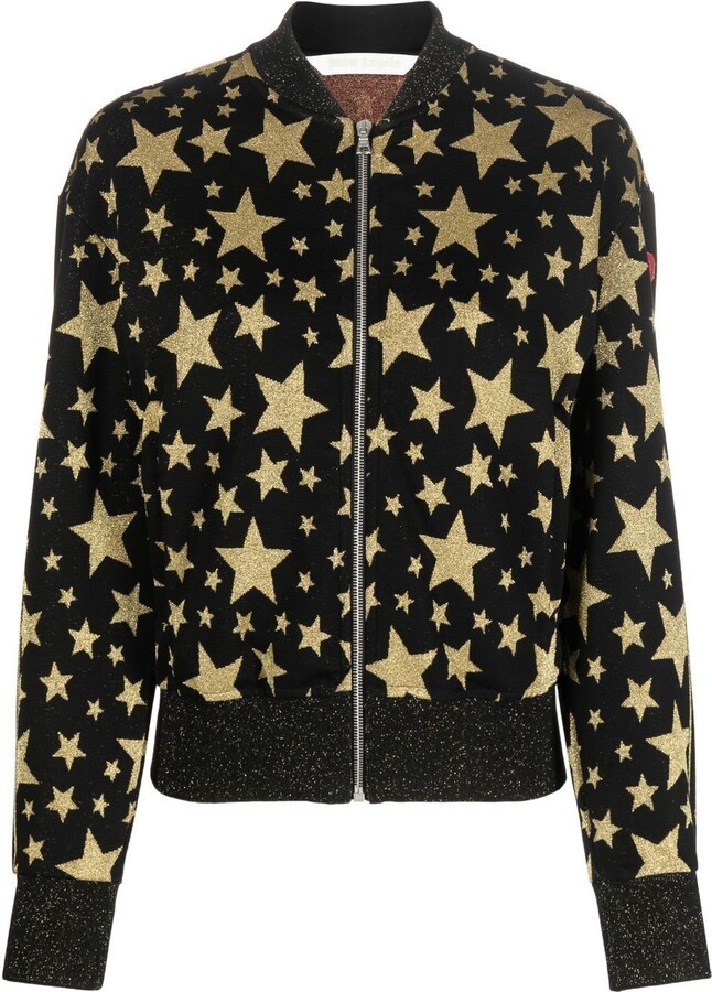 ladies black and gold jacket