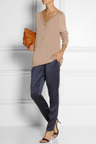 Thumbnail for your product : Thakoon Satin-jacquard tapered pants