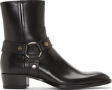 Thumbnail for your product : Saint Laurent Black Leather Wyatt Biker Boots