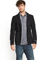 Thumbnail for your product : Replay Mens Leather Collar Jacket