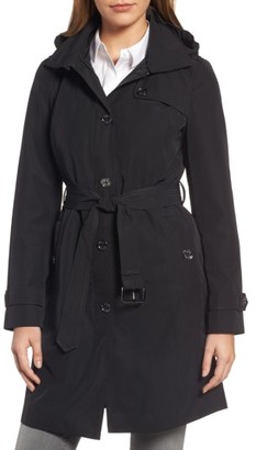MICHAEL Michael Kors Women's Packable Trench Coat With Hood