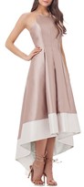 Thumbnail for your product : Carmen Marc Valvo Women's Embellished Colorblock Halter Gown