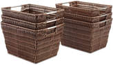 Thumbnail for your product : Whitmor Storage Baskets, Set of 6 Small Rattique