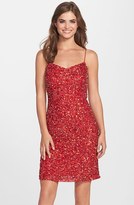 Thumbnail for your product : JS Boutique Spaghetti Strap Sequin Sheath Dress