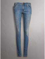 Thumbnail for your product : Burberry Skinny Low-Rise Vintage Wash Jeans