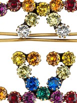 Thumbnail for your product : Gucci Interlocking G crystal-embellished hair clip