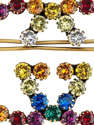 Gucci Interlocking G crystal-embellished hair clip