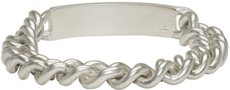 Maison Margiela Silver Logo ID Bracelet