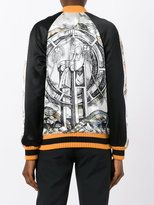 Thumbnail for your product : Gucci Jayde Fish printed bomber jacket