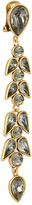 Thumbnail for your product : Oscar de la Renta Wisteria gold-plated crystal clip earrings