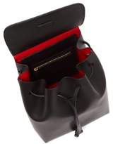 Thumbnail for your product : Mansur Gavriel Red Lined Mini Leather Backpack - Womens - Black Red