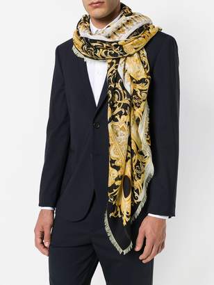 Versace Signature print scarf