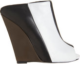 Thumbnail for your product : Narciso Rodriguez Colorblock Wedge Slide