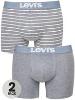 Thumbnail for your product : Levi's 2pk Stripe/Plain Trunks