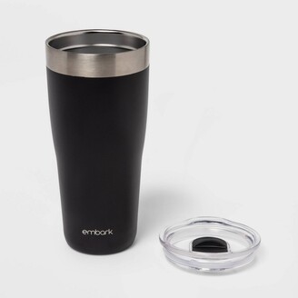 20 oz Stainless Steel Lidded Tumbler, Hot & Cold Travel Mug, by Embark
