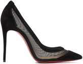 Thumbnail for your product : Christian Louboutin Black Suede Galativi 100 Heels
