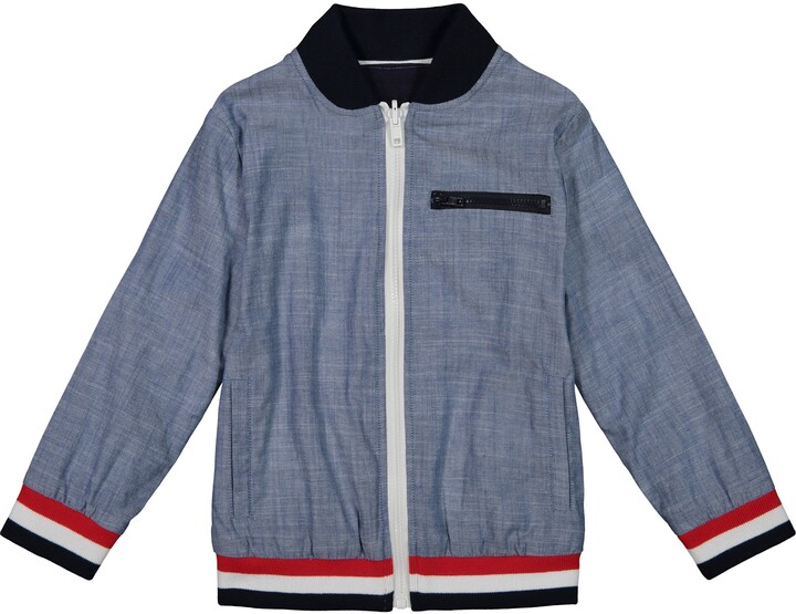 Andy & Evan Reversible Cotton Bomber Jacket - ShopStyle