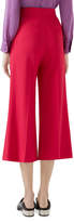 Thumbnail for your product : Gucci Wide-Leg Cady Stretch Crop Culotte Pants