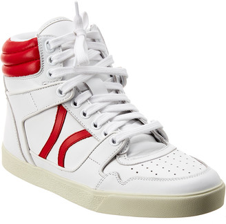 celine lace up leather sneaker
