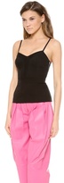 Thumbnail for your product : Alexander Wang Mesh Panel Bustier Camisole