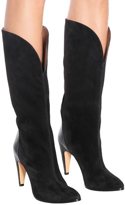 Givenchy Suede knee-high boots