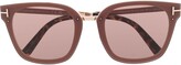 Thumbnail for your product : Tom Ford Eyewear Philippa square-frame sunglasses
