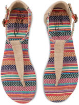 Thumbnail for your product : Playa Mixed Woven Burlap Vegan Women's Sandals