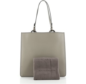 Bottega Veneta Ring Pocket Shopping Tote Leather with Intrecciato Detail Medium
