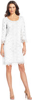 Thumbnail for your product : Alfani Dress, Three-Quarter-Sleeve Lace Sheath