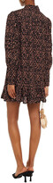 Thumbnail for your product : Walter Baker Alexa Pussy-bow Floral-print Crepe Mini Dress