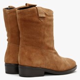 Thumbnail for your product : Alba Moda Tan Suede Ankle Boots