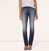 Thumbnail for your product : LOFT Petite Curvy Straight Leg Jeans in Botanic Blue Wash