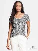 Thumbnail for your product : Banana Republic BR Monogram Floral Sequin Top