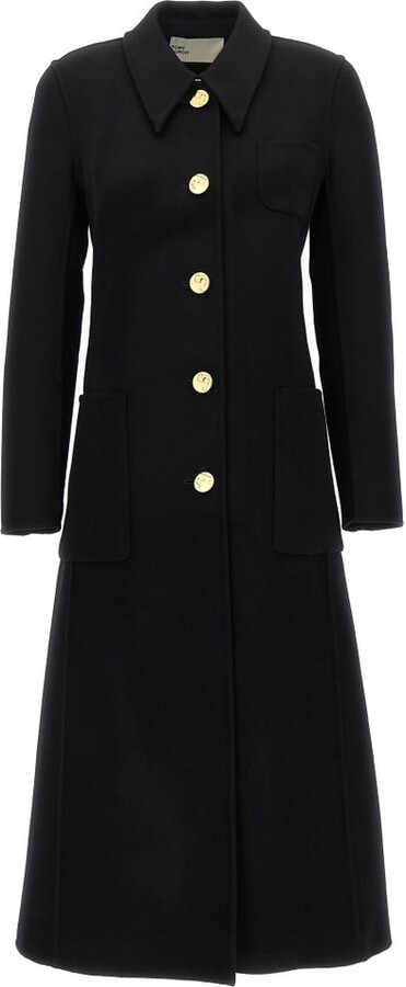 Tory Burch Single-Breasted Mid-Length Coat
