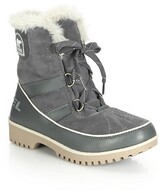 Thumbnail for your product : Sorel Tivoli II Faux Fur-Trim Suede Leather Lace-Up Boots