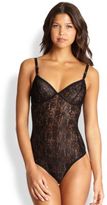 Thumbnail for your product : Fortnight Mira Sheer Lace Bodysuit